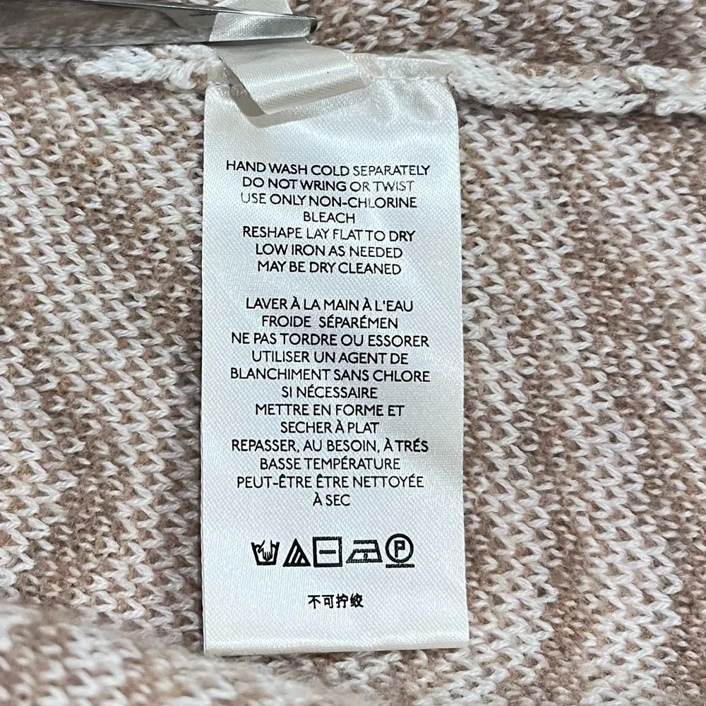 Maeve Anthropologie Zebra Print Wool Blend Sasha Cardigan Sweater Jacket Size S - Picture 8 of 11